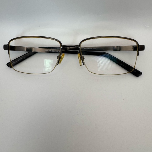 BOARDROOM CLASSICS BC005 GM 55- 18-145 EYEGLASSES METAL HALF RIM FRAME Fast Ship - Picture 1 of 7